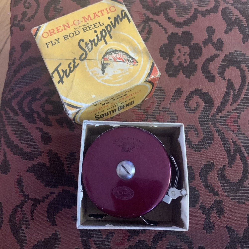 Vintage South Bend Finalist #1133 Fly Fishing Reel In Box Model C